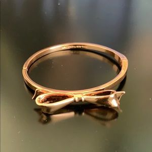 Kate Spade Rose Gold Bow Bangle